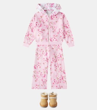 Felpa in misto cotone con zip | Monnalisa