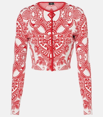 Cropped-Cardigan aus Jacquard | Etro
