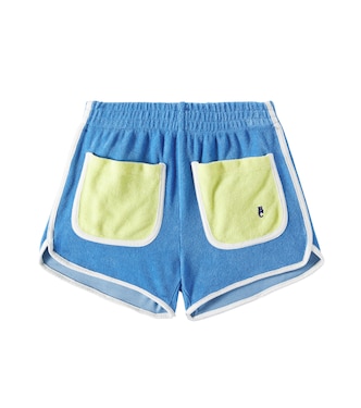 Colorblock cotton terry shorts | Bobo Choses