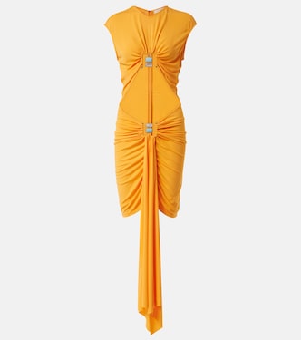 Duo Bezel cutout jersey minidress | Christopher Esber