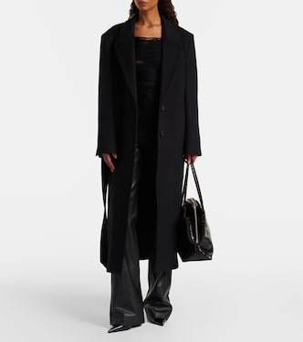 Cappotto in twill di misto lana | The Attico