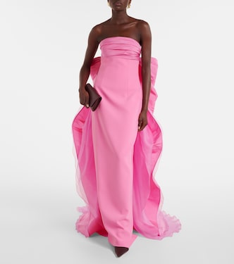 Abito lungo in crêpe | Carolina Herrera