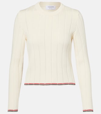 Pullover in lana vergine a trecce | Thom Browne