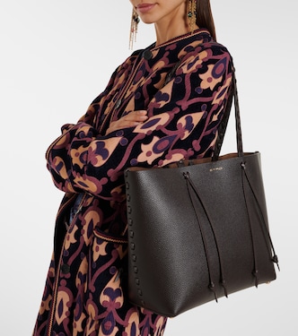 Etro Essential Medium leather tote bag | Etro