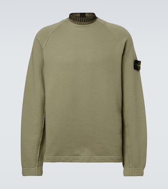 Compass cotton fleece sweatshirt | Stone Island