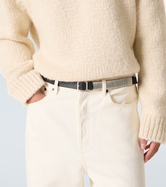 Cinturón de piel adornado  | Jil Sander