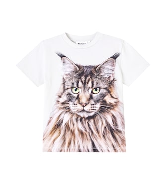 Roxo printed cotton jersey T-shirt | Molo