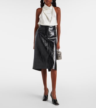 Top de satén con cuello halter | Stella McCartney