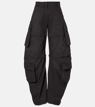 Cotton barrel-leg cargo pants | Acne Studios