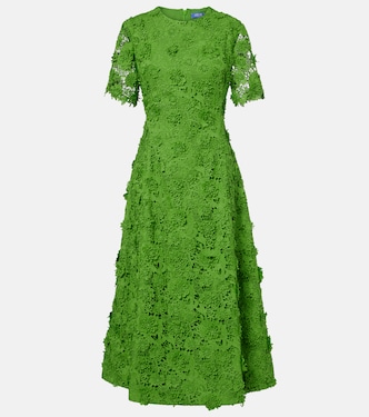 Vestido midi Caroline de encaje | Leo Lin