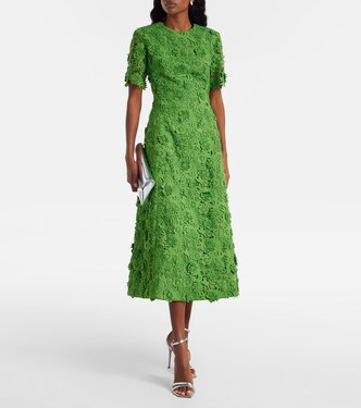 Caroline lace midi dress | Leo Lin