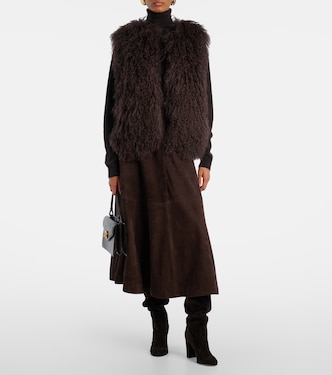 Shearling vest | Yves Salomon