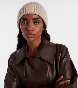 Anagram ribbed-knit cashmere beanie | Loewe