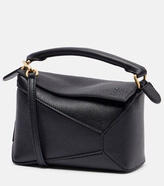 Puzzle Edge Mini leather tote bag | Loewe