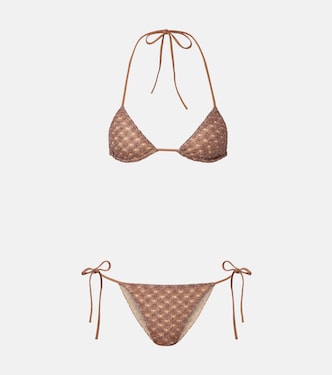 Open-knit lamé bikini | Missoni