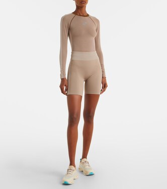 x On shorts ciclistas acanalados a rayas | Loewe
