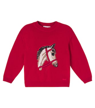 Jason cashmere jacquard sweater | Bonpoint