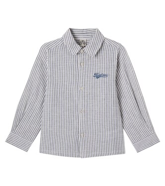 Nathan striped cotton and linen shirt | Bonton