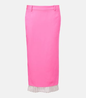 Virgin wool pencil skirt | The Attico