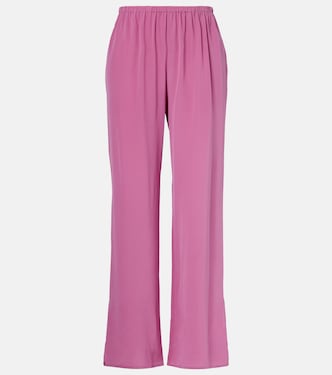 Loreto silk crêpe wide-leg pants | Asceno