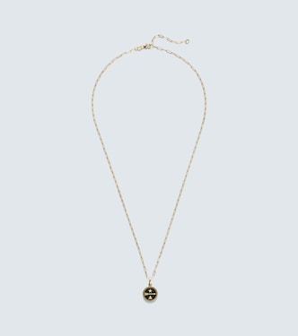 Dream Superfine 18kt gold (750/1000) and ceramic pendant necklace with diamonds | FoundRae