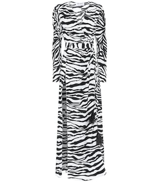 Lauren zebra-print maxi dress | The Attico