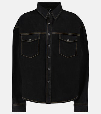 Denim overshirt | Wardrobe.NYC