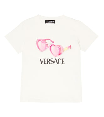 T-Shirt aus Baumwoll-Jersey | Versace Kids