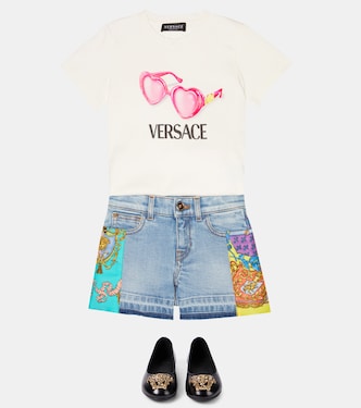 T-Shirt aus Baumwoll-Jersey | Versace Kids