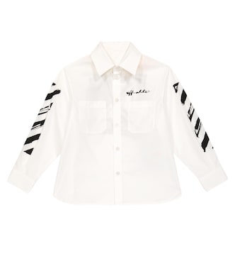 Chemise imprimée en coton | Off-White Kids