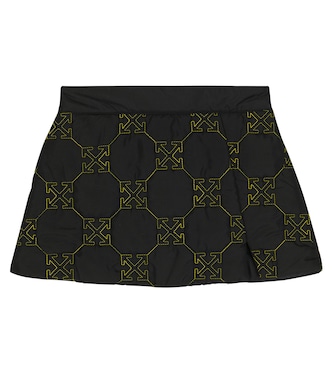 Logo embroidered skirt | Off-White Kids
