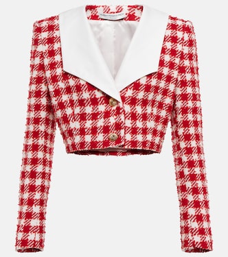 Chaqueta de punto bouclé mezcla de lana | Alessandra Rich