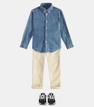 Chemise brodée en jean | Polo Ralph Lauren Kids