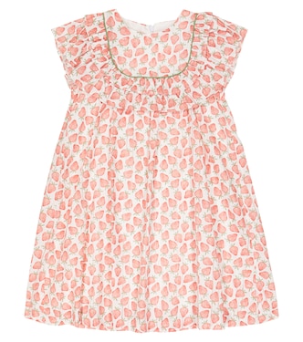 Bedrucktes Kleid Paloma aus Baumwolle | La Coqueta