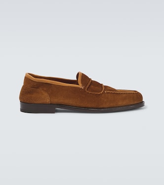 Loafers Bath aus Veloursleder | John Lobb