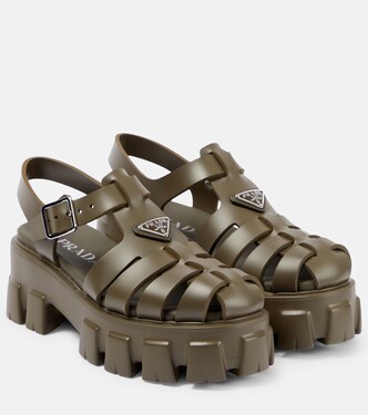 Monolith platform sandals | Prada