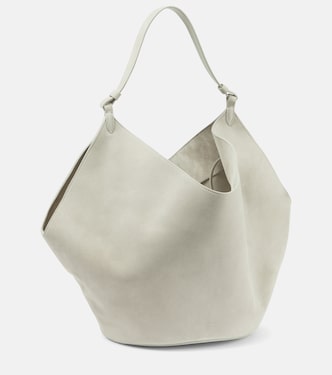 Lotus Medium suede tote bag | Khaite