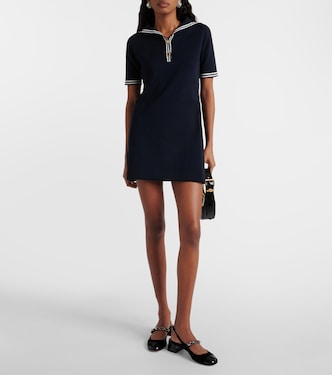 Miniabito in misto cotone | Miu Miu