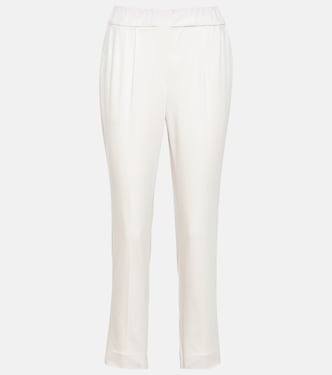 Pantaloni slim Pull Up a vita bassa | Brunello Cucinelli
