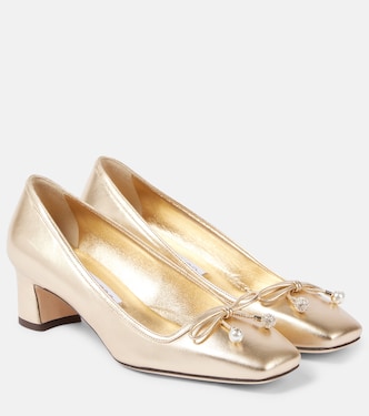 Escarpins Elme 45 en cuir métallisé | Jimmy Choo