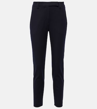 Cotton-blend slim pants | Brunello Cucinelli