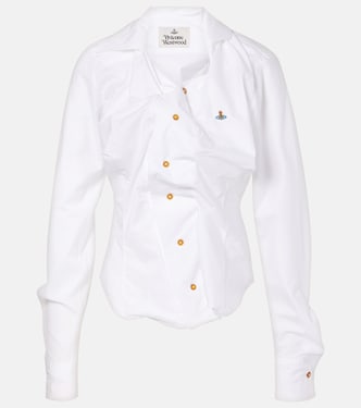 Drunken gathered cotton shirt | Vivienne Westwood