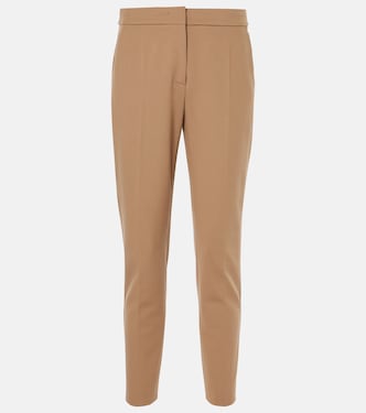 Pantaloni slim cropped Pegno in jersey  | Max Mara