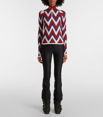 Top da sci Chevron in jacquard | Perfect Moment