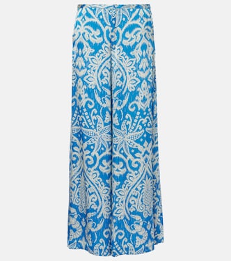 Weite High-Rise-Hose Clea | Poupette St Barth