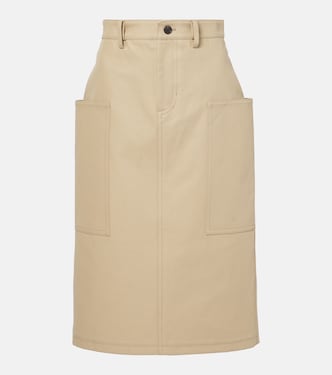 Jupe crayon en coton | Gucci