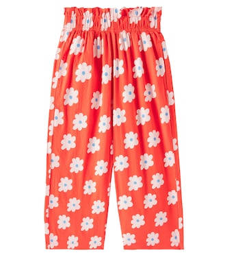 Floral cotton wide-leg pants | Jellymallow
