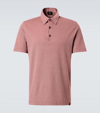 Cotton piqué polo shirt | Brioni