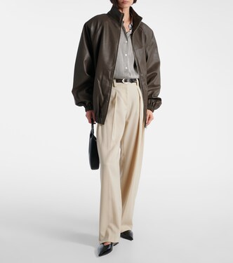 Bomberjacke Senta aus Lederimitat | The Frankie Shop