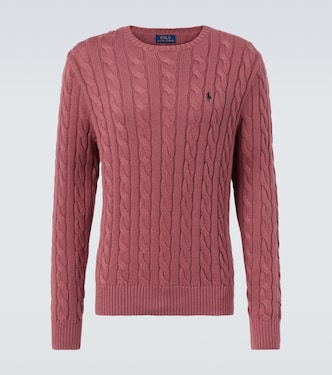 Cable-knit cotton sweater | Polo Ralph Lauren